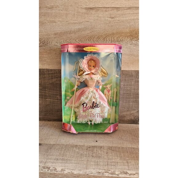 Vintage 1995 Barbie as Little Bo Peep Doll #14960 Collector Edition Nursery Toy - Picture 1 of 10